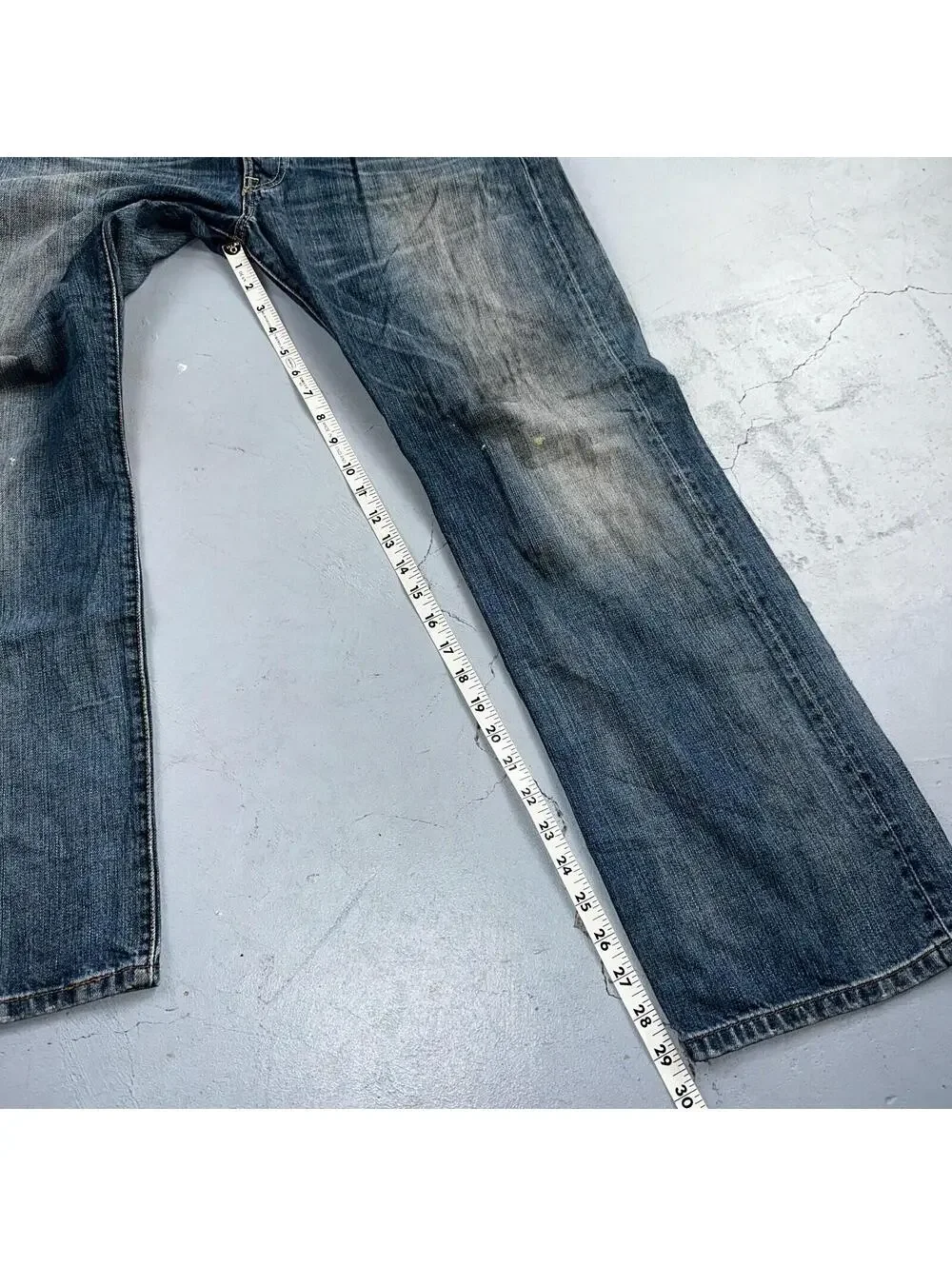 Levis 501 Vintage Y2K XX Straight Leg Jeans Blue Med Wash 36x30 Act 35x29